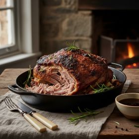 Slow-Roasted Lamb Shoulder