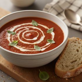 Creamy Tomato Basil Bisque