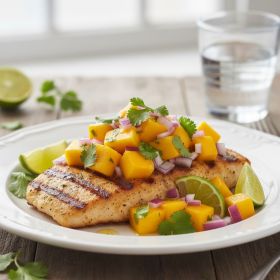 Grilled Mahi-Mahi with Mango Salsa