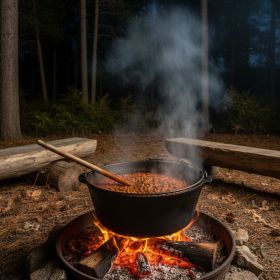 Campfire Dutch Oven Chili