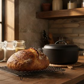 No-Knead Dutch Oven Bread