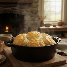 Dutch Oven Buttermilk Biscuits