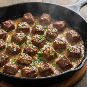 Garlic Butter Steak Bites