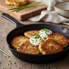 Leftover Mashed Potato Pancakes