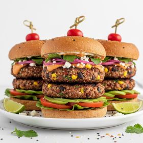 Quinoa Black Bean Burgers