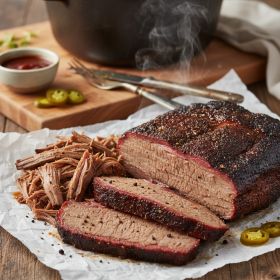 Slow Cooker Texas Smoked Beef Brisket
