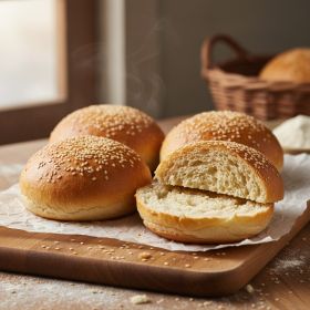 Yeast-Free Gluten-Free Hamburger Buns