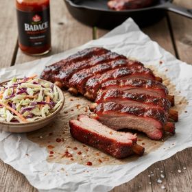 Oven Baked Barbecued Ribs