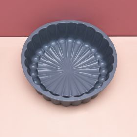 Silicone Round Pan Charlotte Cakes Baking Pan Sponge Flan Mold Strawberry Shortcake Baking Pan Kitchen Silicone Moulds - gray