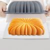 1pc Silicone Toast Cake Pan Rectangle Flower Shaped Cake Baking Pan Baking Tool Toast Pan Cake Mold [H2VPTV]