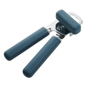Stainless Steel Manual Can Opener with Bottle Opener and Ergonomic Grip, Agave