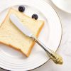 Gorgeous 6.9" Butter Spreader, 18/10 Stainless Steel, Set of 4, Gold Accent Butter Knife