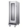 Electric Hot Box Food Warmer, 16-Tier Commercial Warming Cabinet with Water Tray, Glass Door and Adjustable Shelves