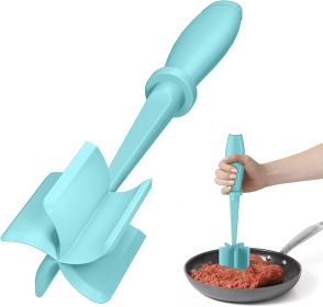 Meat Chopper, Upgrade Hamburger Smasher, Premium Heat Resistant Meat Masher for Ground Beef - Nylon - 7RDFHT
