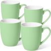 16 oz Large Coffee Mugs Set of 4 Ceramic Coffee Mug White Coffee Cups Tea Cups Idea Gift for Women Men House Warming Gifts - Ceramic [7RDULP]
