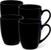 16 oz Large Coffee Mugs Set of 4 Ceramic Coffee Mug White Coffee Cups Tea Cups Idea Gift for - Ceramic - 7RDUQ6
