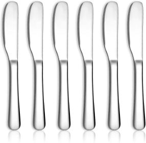 Stainless Steel Butter Knife, Butter Spreader, Butter Knives, Butter Spreader Knife for - Silver - 7RJYB8