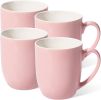 16 oz Large Coffee Mugs Set of 4 Ceramic Coffee Mug White Coffee Cups Tea Cups Idea Gift for - Ceramic - 7RMS3T