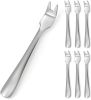 6-Pack BBQ Skewer Meat Remover Forks - Professional Stainless Steel Kebab Release Tools for Elegant & Mess-Free Dining | Heat-Resistant Shish Kabob Ut