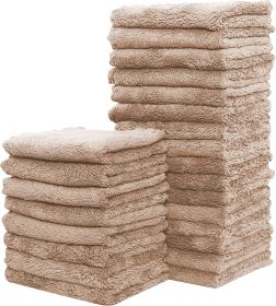 24 Pack Kitchen Dishcloths - Does Not Shed Fluff - Reusable Dish Towels, Dish Cloths, Super - Microfiber - 7RZ546