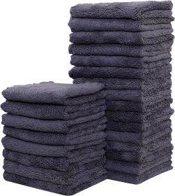 24 Pack Kitchen Dishcloths - Does Not Shed Fluff - Reusable Dish Towels, Dish Cloths, Super - Microfiber - 7RZ5TP