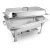 2.38 Gal Stainless Steel Chafing Dish – Buffet Food Warmer with Durable Metal Construction