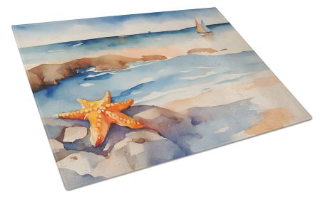 NEW Starfish Glass Cutting Board Decorative Tempered Glass Kitchen Cutting and Serving Board Large Size Chopping Board