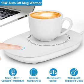 Coffee Mug Warmer Cup Warmer Auto Shut Off Coffee Tea Milk Electric Heater Pad Office Home Desk Coffee Mug Warmer Electric Beverage Warmer Mat Cup War