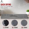 Stone Dish Drying Mat for Kitchen Counter – Diatomaceous Earth Drying Mat | Fast-Absorbing, Minimalist Design, Durable Diatomite | Non-Slip