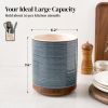 360° Rotating Extra Large Cooking Utensil Holder, 7.6" Kitchen Utensil Holder for Countertop - Ceramic - 7RMZQX