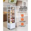 Refrigerated Display Case, 9.8 Cu.Ft./278L Large Pastry Display Case, 5-Tier Commercial Cake Refrigerator with LED Lighting, TURBO Cooling