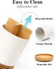 3 Compartment Utensil Holder, Extra Large Utensil Crock, Stable Ceramic Utensil Organizer, Cooking Tool Organizer Set for - Cork [7RZ1E2]