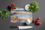NEW Starfish Glass Cutting Board Decorative Tempered Glass Kitchen Cutting and Serving Board Large Size Chopping Board