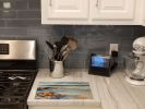 NEW Starfish Glass Cutting Board Decorative Tempered Glass Kitchen Cutting and Serving Board Large Size Chopping Board