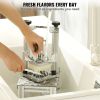 Commercial French Fry Cutter with 4 Replacement Blades, 1/4″ & 3/8″ Blade Easy Dicer Chopper, 6-wedge Slicer & 6-wedge Apple Corer