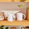 Beveled Blank, Ceramic-Coated, Dishwasher & Microwave Safe Mug to Decorate, Mug Press & Infusible Ink Compatible,12 Oz Sublimation