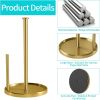 Paper Towel Holder Countertop, Standing Paper Roll Holder with Anti Slip Weighted Base - Metal - 7RZETJ