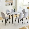 Table and Chair Set.Modern rectangular dining table