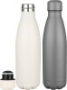 17oz Insulated Water Bottles Bulk 1/2/4 Pack, Metal Sports Water Bottles, Double Wall Vacuum BPA-Free Flask for School, Sports(gray white 2pcs)