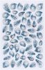 Kitchen Towel Oysters Printed Cotton Dish Towel, Gray, 18 x 28in