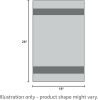 Albany Kitchen Towel 4-Pack Set, Charcoal Grey/White, 16"x26"