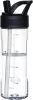 Water Bottle with Straw,Tritan BPA-Free,Leak-Proof Design for Travel,Home, School, (Clear)