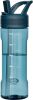 Water Bottle with Straw,Tritan BPA-Free,Leak-Proof Design for Travel, Home, School, (Midnight Blue)