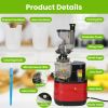 Cold Press Juicer Machine 300W Electric Slow Masticating Juicer for Whole Vegetable and Fruit with Reverse Function 2