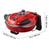 Pizza Oven, 12 in Electric Pizza Maker, 1200W Electric Pizzas Cooker with Cordierite Stone, 5-Mode Temperature Control [7RTIUJ]