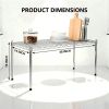 Heavy Duty 1-Tier Shelving Storage Shelves,Adjustable Storage Units,Steel Wire Shelving Shelves,30" W x 14" D x 15" H,1 Pack
