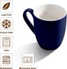 16 oz Large Coffee Mugs Set of 6 Ceramic Coffee Mug White Coffee Cups Tea Cups Idea Gift for - Ceramic - 7RZ5C6