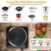 1500W Electric Single Burner Portable Heating Hot Plate Stove Countertop RV Hotplate with Non Slip Rubber Feet 5 Temperature Adjustments [HGA3XY]