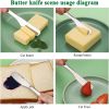 Stainless Steel Butter Knife, Butter Spreader, Butter Knives, Butter Spreader Knife for - Silver - 7RJYB8