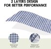 Outdoor Picnic Blankets Waterproof Foldable, Large Beach Blanket Sandproof, Gingham Picnic Mat Cute Washable Portable
